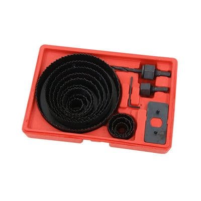 Hole Saw Set 19-127mm 16pc for Wood Plastic & Sheet Metal
