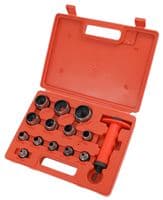 Hollow Hole Steel Punch Set 13Pc 5mm To 35mm In Storage Case