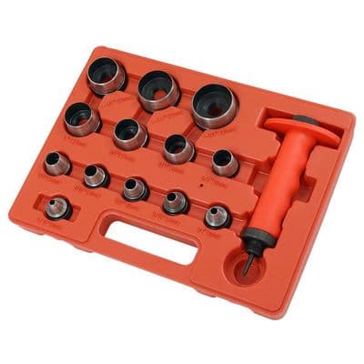 Hollow Punch Set 5mm-35mm 14pc Heavy Duty for Leather