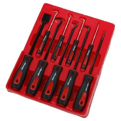 Hook & Pick Set 9pc Gasket Scraper O-Ring Seal Removal