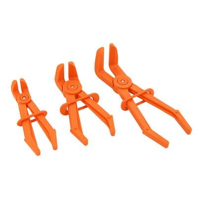 Hose Clamp Pliers Set 3pc 10, 15 & 24mm 90° Jaws