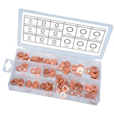 Injector Washer Set 150pc Copper Diesel Seal Rings