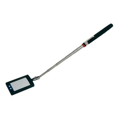 Inspection Mirror 40 x 64mm Telescopic 2 LED Lights