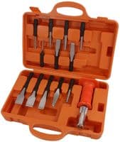 Interchangeable Punch And Chisel Set - 12pc