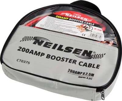 Jump Leads Battery Start 2.5M Booster Cable Car Van Truck Boost 1200Amp