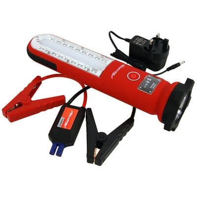 Jump Starter 500A 12V Car Battery Power Bank Work Light