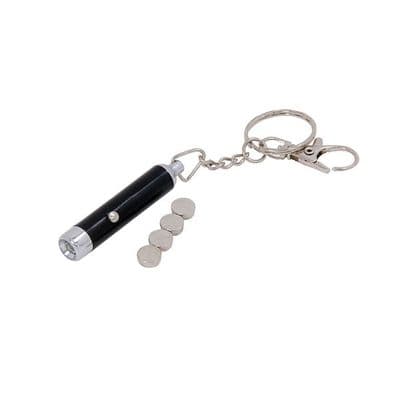Keyring Torch 50mm Bright LED Mini Light AG13 Batteries