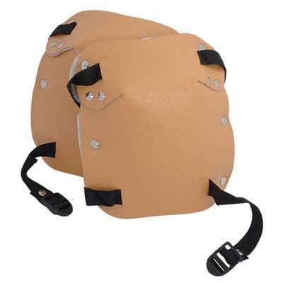 Knee Pads Leather Riveted Double Padded for Flooring Work