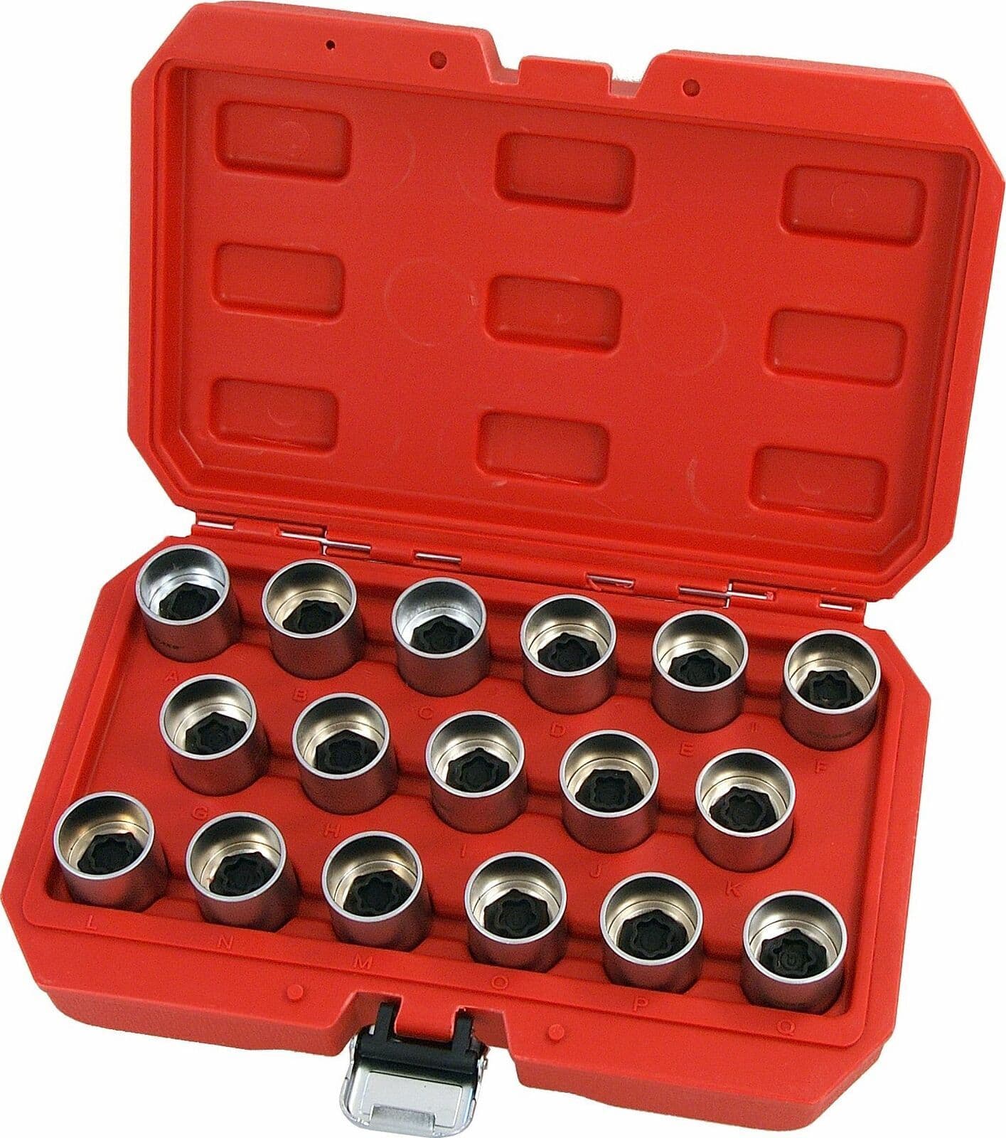 Land Rover Locking Wheel Nut Rim Master Key Set 17 Pc Sizes A To Q