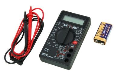 Lcd Digital Multimeter Voltmeter Ammeter Ac Dc Ohm Current Circuit Buzzer Tester