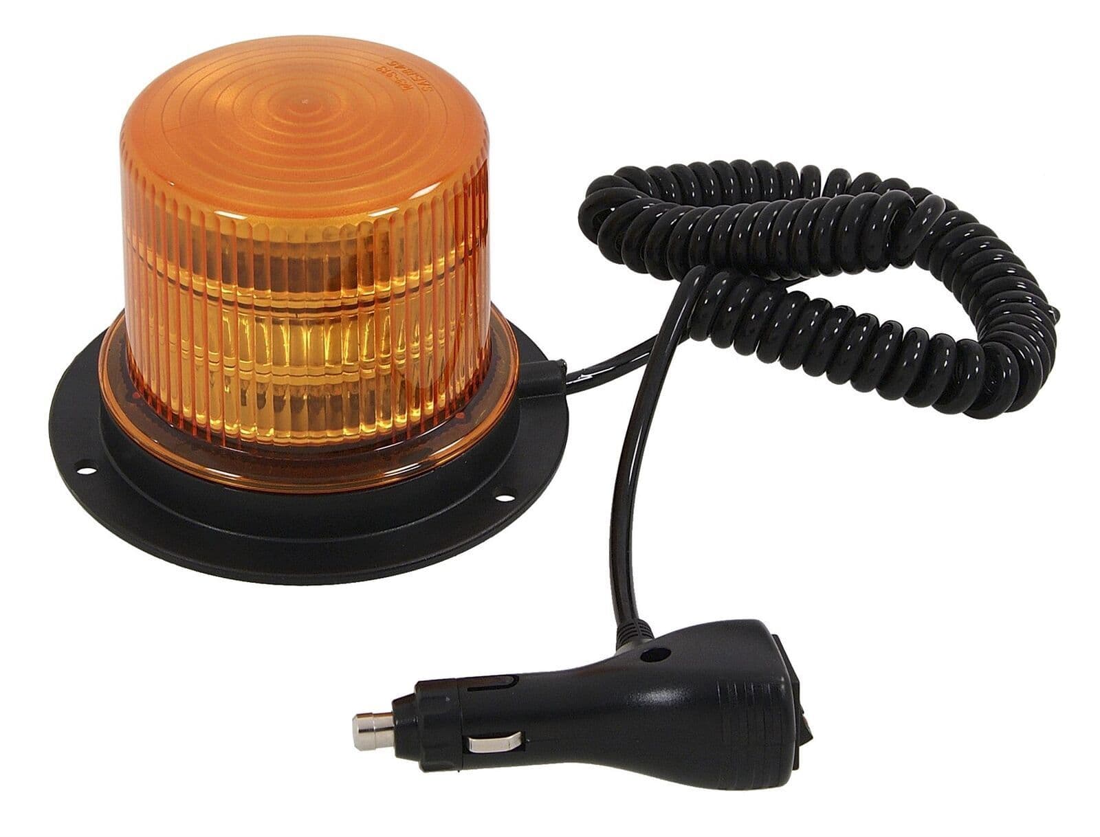 Led Car Roof Recovery Flashing Beacon Amber Warning Light 12V