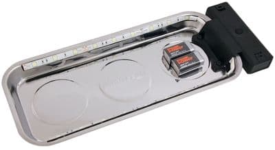 Led Magnetic Stainless Steel Parts Tray - 36Cm X 15Cm X 3mm