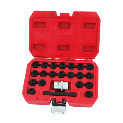 Locking Wheel Nut Socket Set 21mm 22pc for BMW Anti-Theft