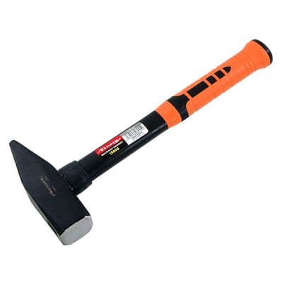 Machinist Hammer 1500g Steel Head Fibreglass Handle