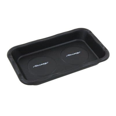 Magnetic Parts Tray 230 x 130mm ABS Matt Black PVC Coated