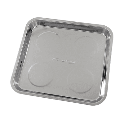 Magnetic Parts Tray Square Stainless Steel Polished