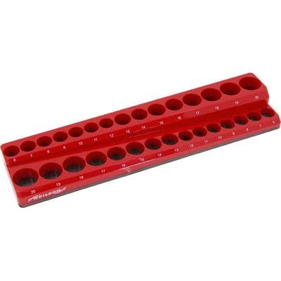 Magnetic Socket Holder Organiser Tray 3/8in Drive for 30 Sockets