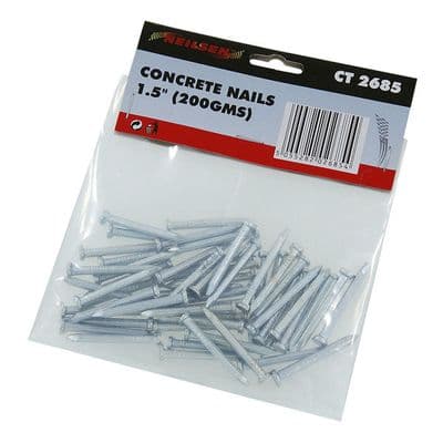 Masonry Concrete Nails 40mm 1.5in 200g Bag