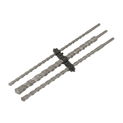 Masonry Drill Bit Set 12mm 16mm 25mm 400mm SDS Long Reach