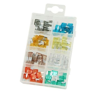 Mini Blade Car Fuse Set 80pc Assorted 2-30 Amp