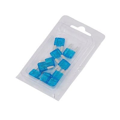 Mini Blade Fuse 15 Amp 10 Piece for Car Bike Quad