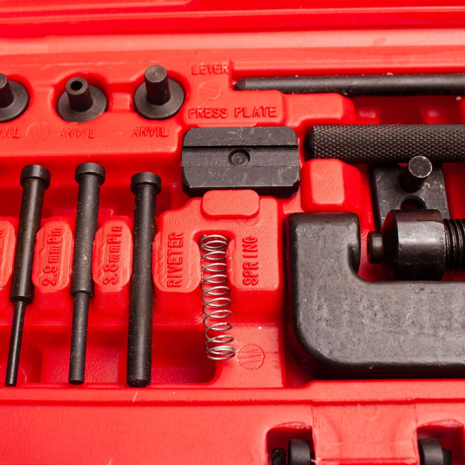 Motorbike Chain Breaker Splitter Riveting Tool Heavy Duty Rivet Repair Set