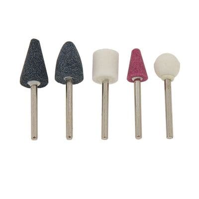Mounted Stone Set 1/8in 5pc for Rotary Tools