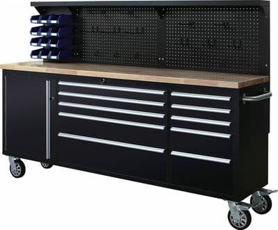 Neilsen 84 Inch 7 Feet Long Toolbox , Tool Chest On Wheels Ct4125