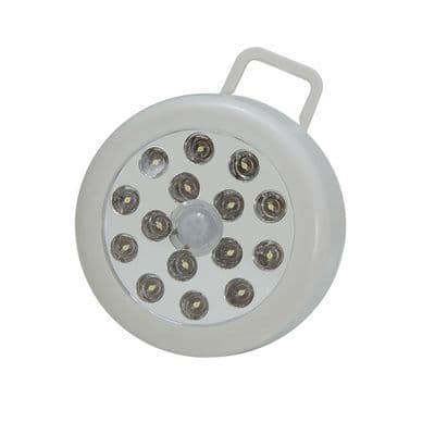 Night Light Bathroom Toilet PIR Motion Sensor 15 LED White