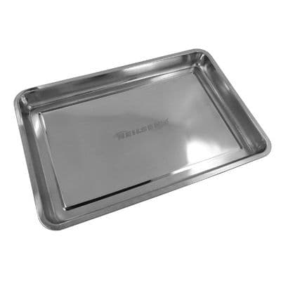 Oil Drip Tray 600 x 400 x 48mm Stainless Steel Spill Catcher