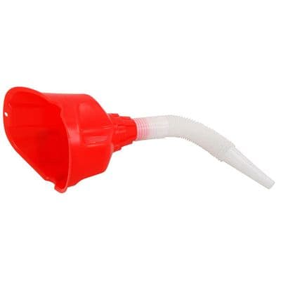 Oil Funnel Flexible Spout Bottle Holder for Cars Vans Bikes