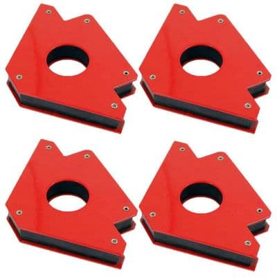 Pack of 4 75lb Welding Magnets