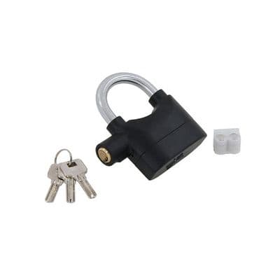 Padlock Alarm Heavy Duty Keyed Security Siren Lock