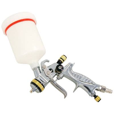 Paint Spray Gun 600ml Gravity Feed Low Air Pressure