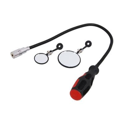 Pick Up Tool & Inspection Mirror Set 600mm Magnetic LED 3pc