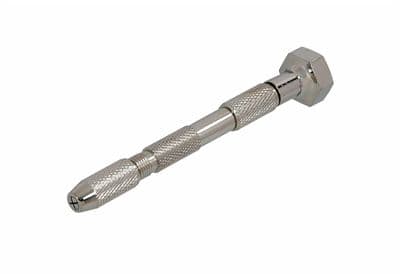 Pin Vice Drill 0-3mm Swivel Head 95mm Long For Jewellers,Model Making & Crafts