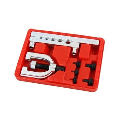 Pipe Flaring Kit 7pc Metric Brake Fuel Double Flaring Set