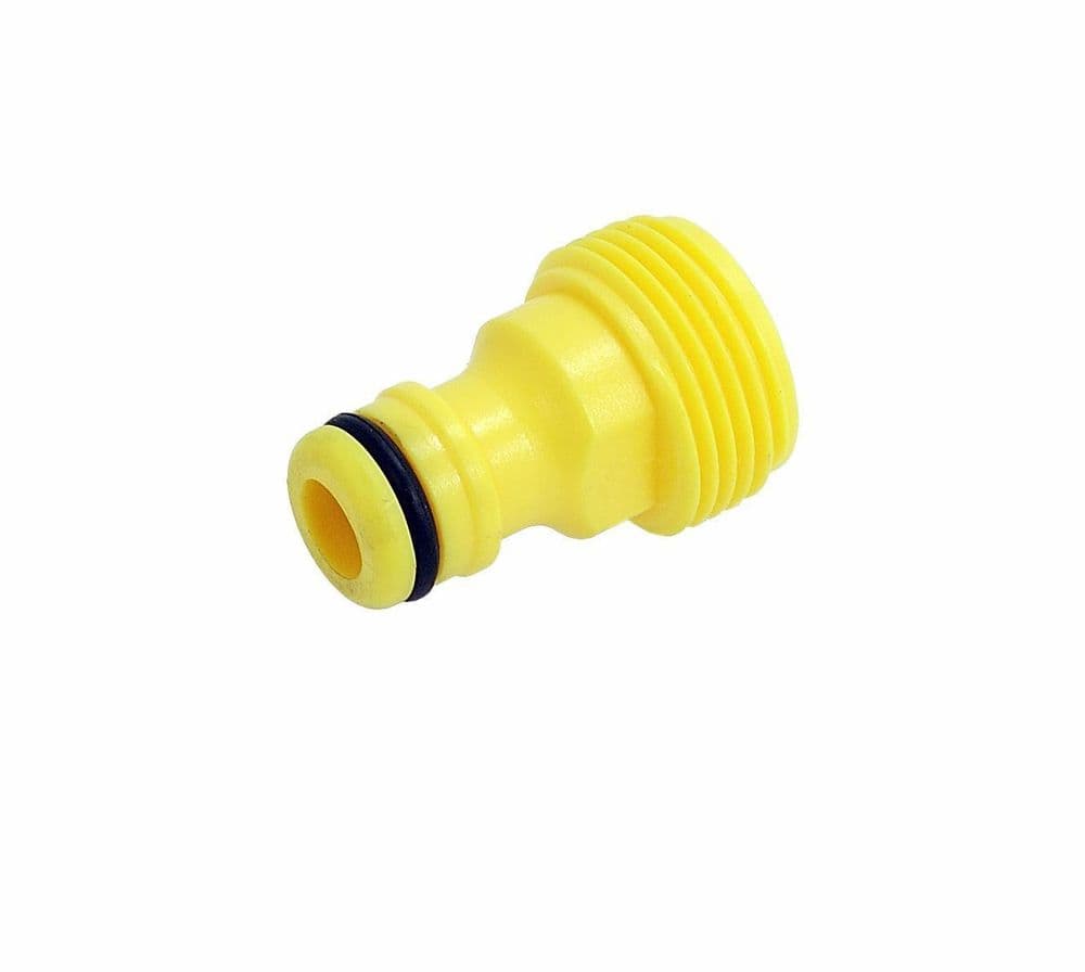 Plastic Garden Tap Hose Pipe Connector Adaptor Male Screw 3/4" Bsp Abs