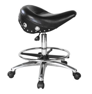 Pneumatic Synthetic Leather Biker Stool