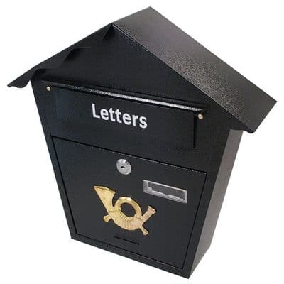Post Box Large Letter Steel Lockable Outdoor Wall Mounted