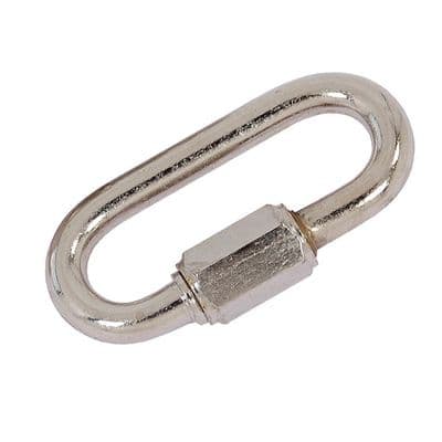 Quick Link 12mm Screw Lock Carabiner Chain Fastener 1pc