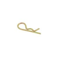 R Clip 4mm Clevis Retaining Pins 50pc Straight Back