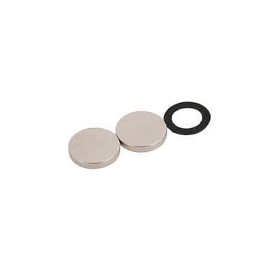Rare Earth Magnets 18mm x 3mm 2pc Pack