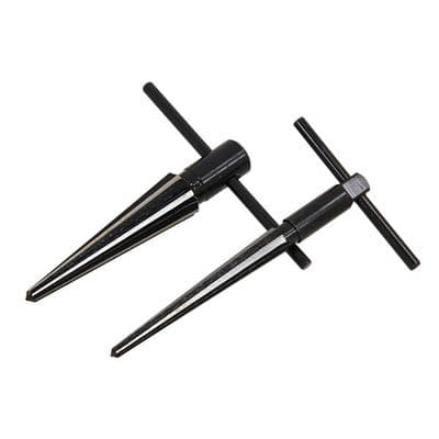 Reamer Set 2pc Taper Deburring & Hole Enlarging Metal