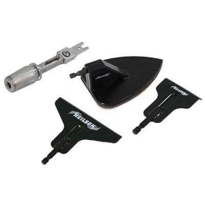 Reciprocating Saw Attachment Set 4pc Sanding Pad & Scrapers