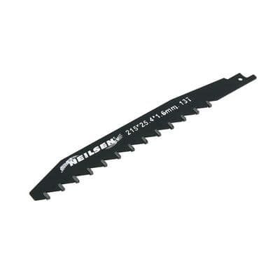 Reciprocating Saw Blade 8in Masonry 13 Teeth Universal Fit