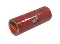 Red Pvc Electrical Insulation Tape Flame Retardant 19mm