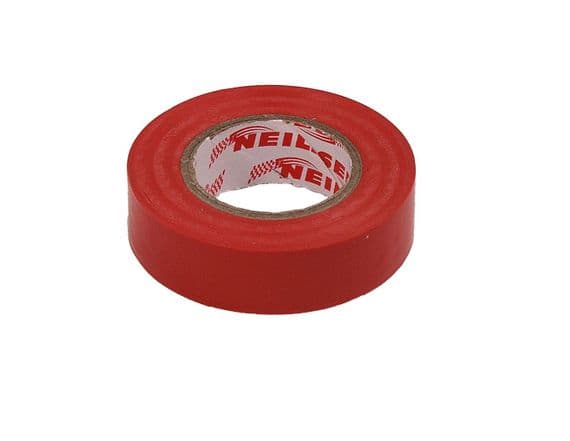 Red Pvc Electrical Insulation Tape Flame Retardant 19mm
