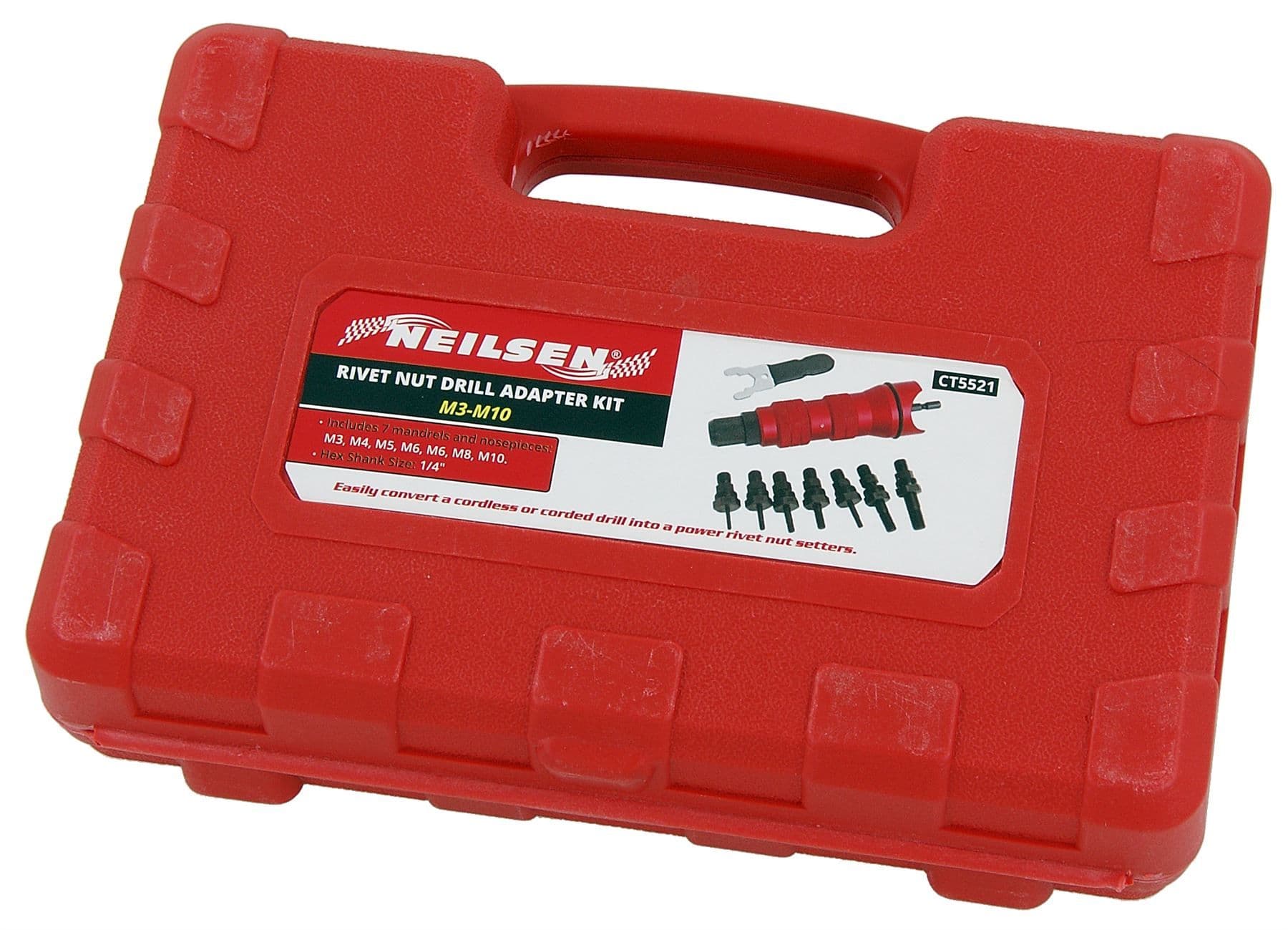 Rivet Nut Drill Adapter Kit M3M10