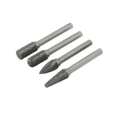 Rotary File Burr Set 6mm Shank 10mm Carbide Cross Cut